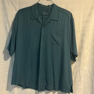 Tommy Bahama Men's Teal Button Down Shirt